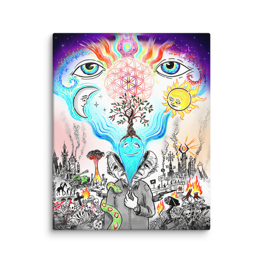 Ascension of the Present Canvas Print