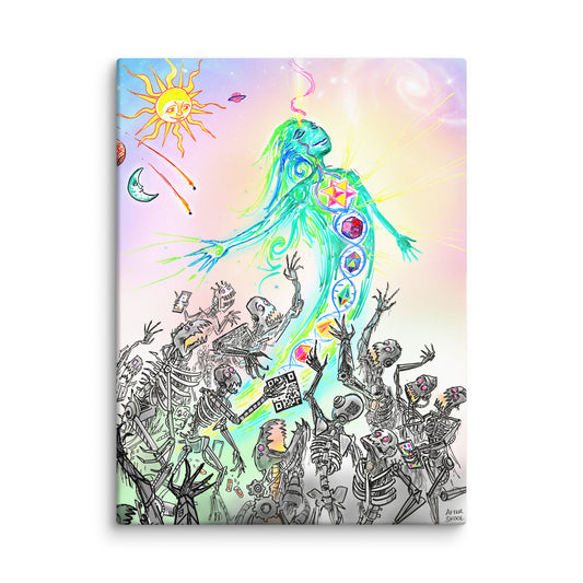 Escaping the Matrix Canvas Print