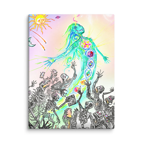 Escaping the Matrix Canvas Print