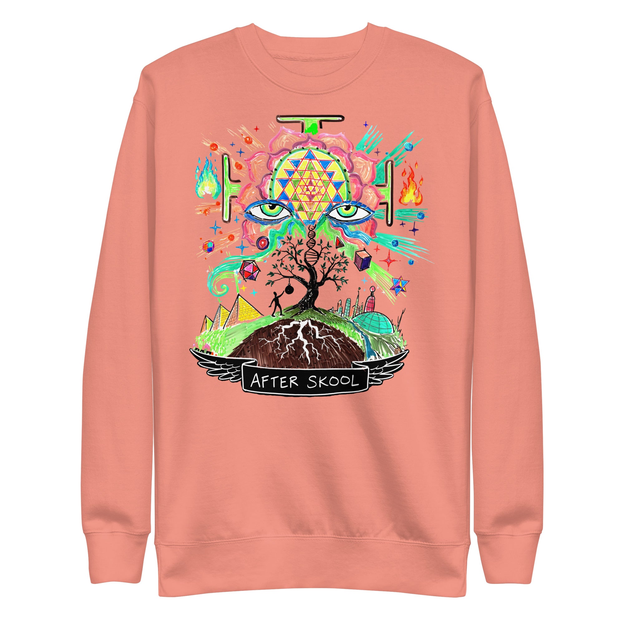 Welcome to the Present Unisex Premium Sweatshirt (Light Version)