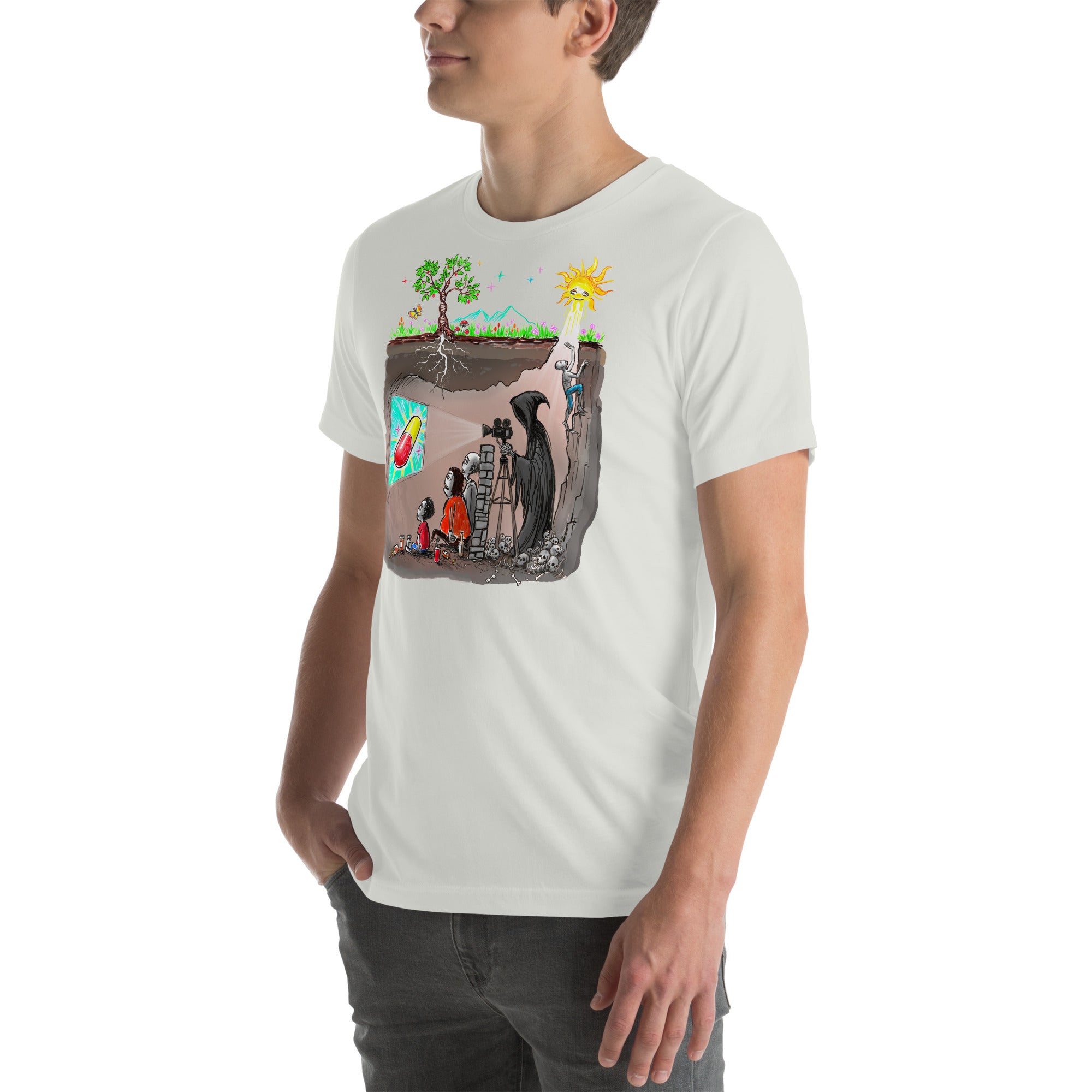 Plato's Cave Unisex t-shirt